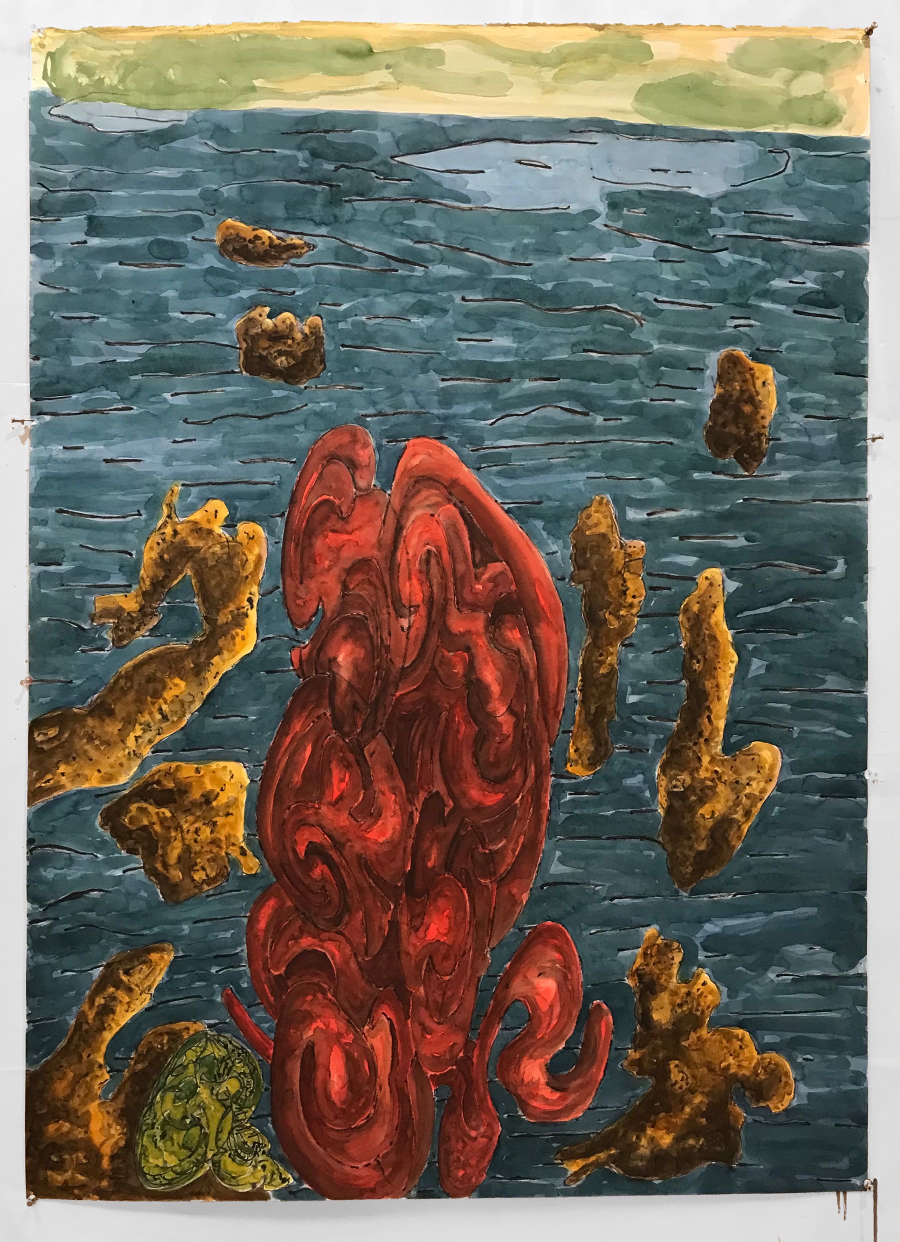 Painting by Frank Herrmann